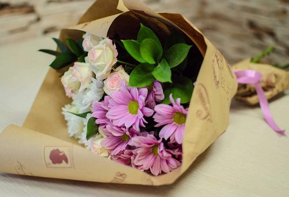 Букет цветов из: Розы и Хризантемы во Фрязино