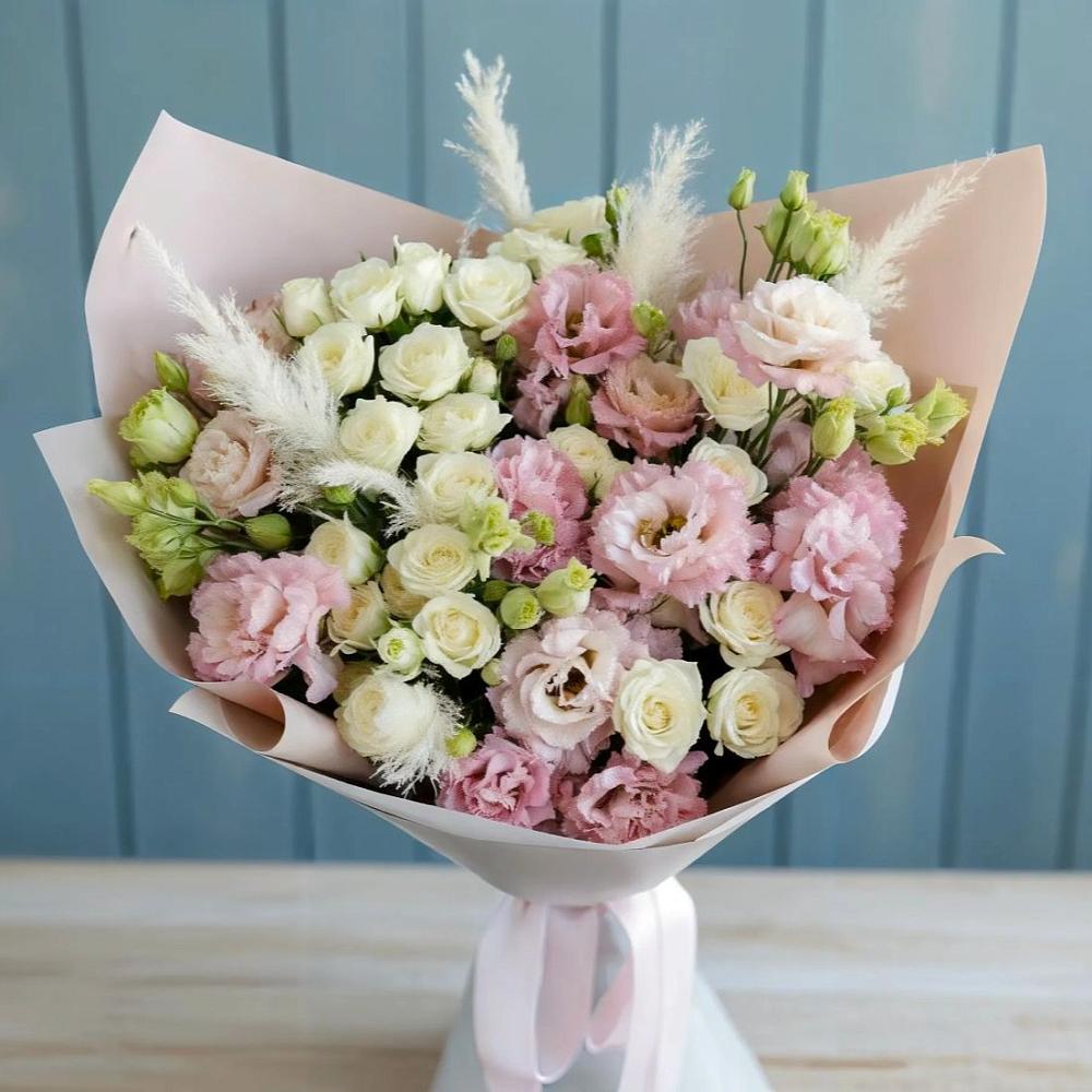 Букет цветов из: Альстромерии и Розы во Фрязино