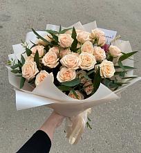 Букет Кремовые розы Латте во Фрязино