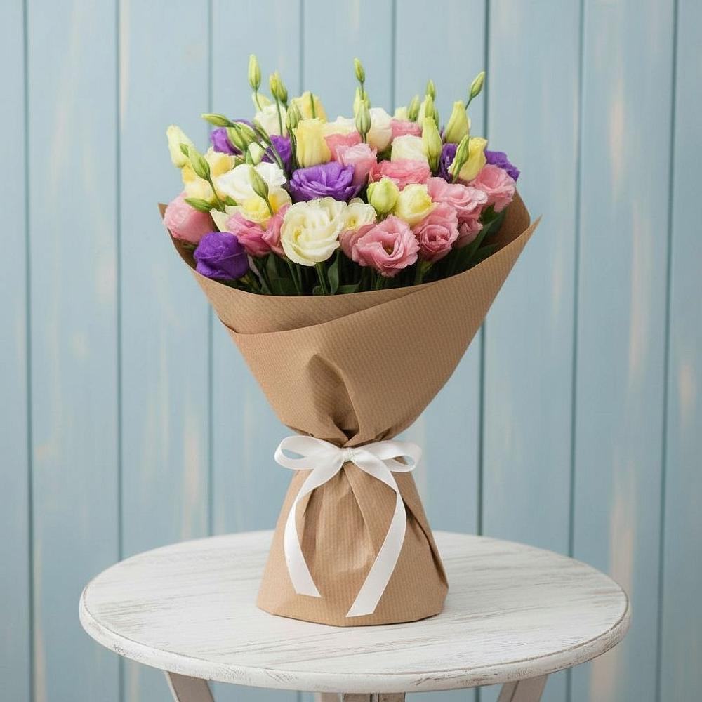 Букет цветов из: Лизиантусы во Фрязино