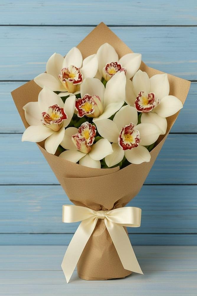 Букет цветов из: Орхидеи и Розы во Фрязино