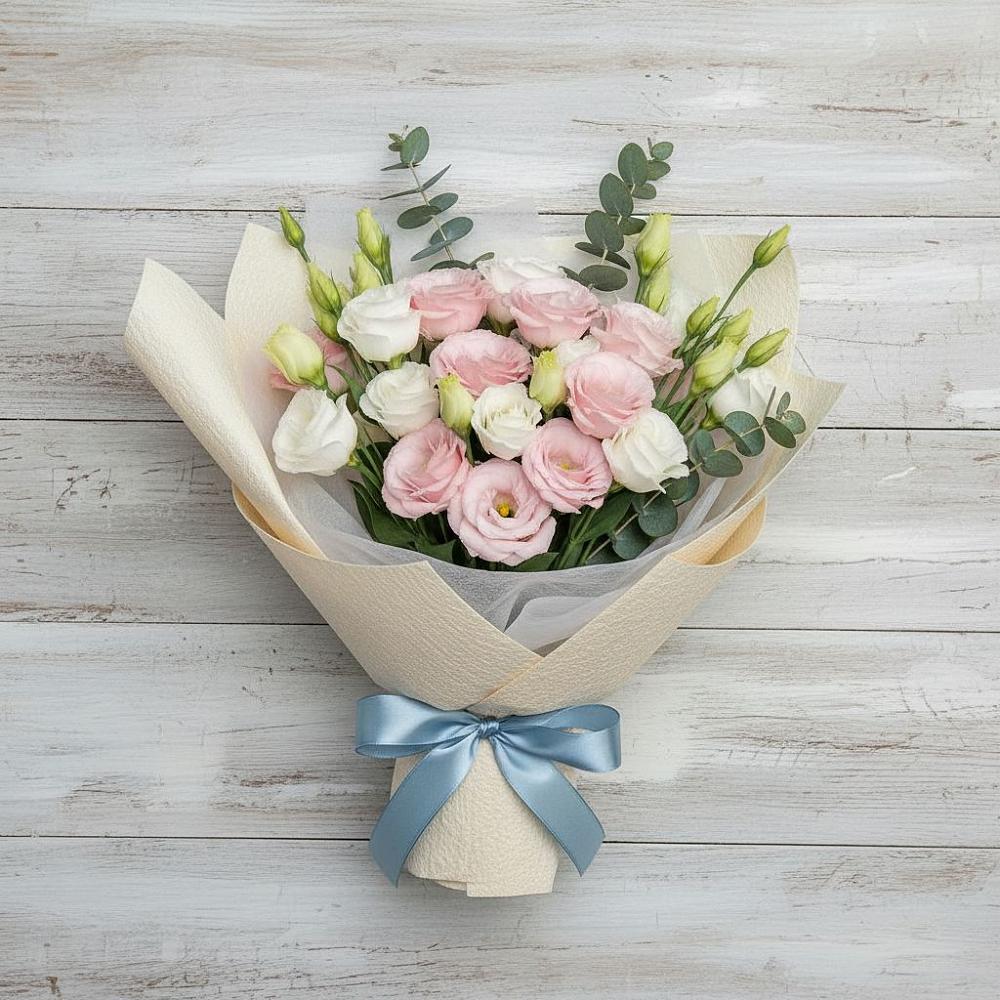 Букет цветов из: Лизиантусы во Фрязино